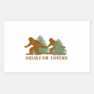 Sticker Rectangulaire Amateurs de squatch