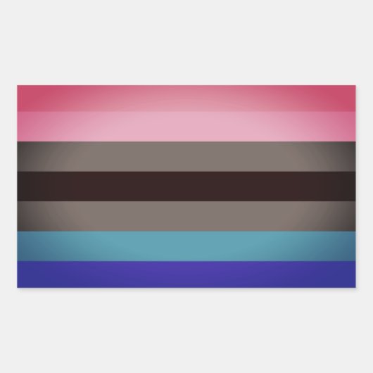 Sticker Rectangulaire Ambonec Pride (Devant)