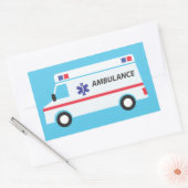 Sticker Rectangulaire Ambulance (Enveloppe)