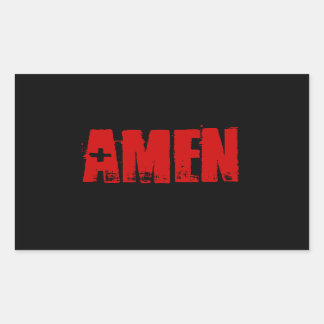 Sticker Rectangulaire Amen