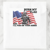 Sticker Rectangulaire American Patriot  (Sac)