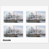 Sticker Rectangulaire Amerigo Vespucci (Feuille)