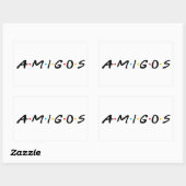 Sticker Rectangulaire Amigos (Feuille)