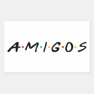 Sticker Rectangulaire Amigos