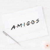 Sticker Rectangulaire Amigos (Enveloppe)