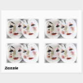 Sticker Rectangulaire Amis (Feuille)