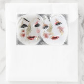 Sticker Rectangulaire Amis (Sac)