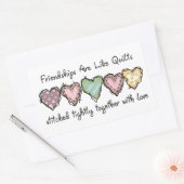 Sticker Rectangulaire Amitié (Enveloppe)
