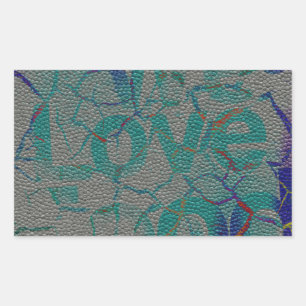 Sticker Rectangulaire Amour