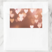 Sticker Rectangulaire Amour Coeur bulle Confetti (Sac)