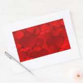 Sticker Rectangulaire Amour, Saint-Valentin, Jour, Coeur, Femmes, Rose,  (Enveloppe)