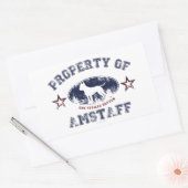 Sticker Rectangulaire Amstaff (Enveloppe)