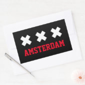 Sticker Rectangulaire Amsterdam (Enveloppe)