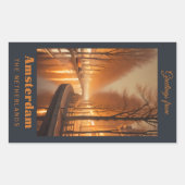 Sticker Rectangulaire Amsterdam (Devant)