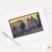 Sticker Rectangulaire Amsterdam-Keizersgracht Centrum (Enveloppe)