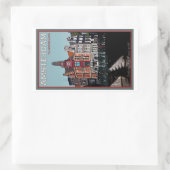 Sticker Rectangulaire Amsterdam - Leidsestraat - Keizersgracht (Sac)