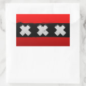 Sticker Rectangulaire Amsterdam urbaine (Sac)