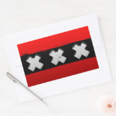 Sticker Rectangulaire Amsterdam urbaine (Enveloppe)
