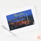 Sticker Rectangulaire Amusez-vous à Brighton ! (Enveloppe)