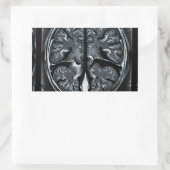 Sticker Rectangulaire Analyse cérébrale par IRM (Sac)