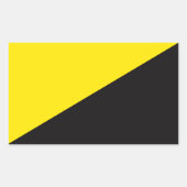 Sticker Rectangulaire Ancap flag (Devant)