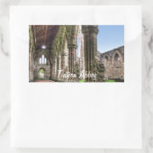 Sticker Rectangulaire Ancienne abbaye de Tintern, monastère cistercien,  (Sac)