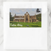 Sticker Rectangulaire Ancienne abbaye de Tintern, monastère cistercien,  (Sac)