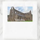 Sticker Rectangulaire Ancienne abbaye de Tintern, monastère cistercien,  (Sac)