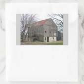 Sticker Rectangulaire Ancienne banque de Pennsylvanie (Sac)