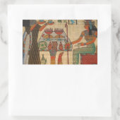 STICKER RECTANGULAIRE ANCIENNE EGYPTE MUR MURAL (Sac)