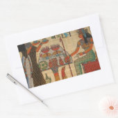 STICKER RECTANGULAIRE ANCIENNE EGYPTE MUR MURAL (Enveloppe)