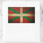 Sticker Rectangulaire Ancienne Ikurriña (Sac)