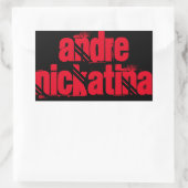 Sticker Rectangulaire Andre Nickatina (Sac)