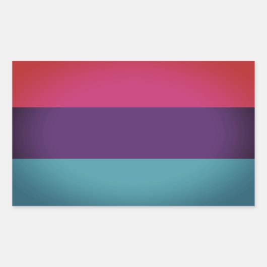 Sticker Rectangulaire Androgyne Pride (Devant)