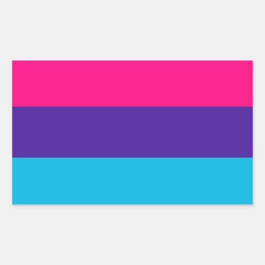Sticker Rectangulaire Androgyne Pride (Devant)