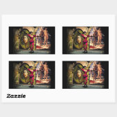 Sticker Rectangulaire ANDROID BALLET, Science-fiction (Feuille)