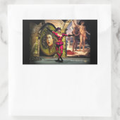 Sticker Rectangulaire ANDROID BALLET, Science-fiction (Sac)