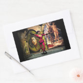 Sticker Rectangulaire ANDROID BALLET, Science-fiction (Enveloppe)