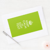 Sticker Rectangulaire Android Green Keep Calm Have Your (Enveloppe)