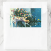 Sticker Rectangulaire Ange Décoration Arbre de Noël 2 (Sac)