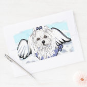 Sticker Rectangulaire Ange maltais (Enveloppe)