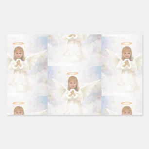 Sticker Rectangulaire Ange priant