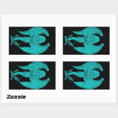 Sticker Rectangulaire Angel (Feuille)