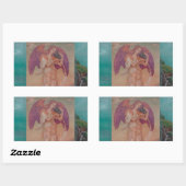 Sticker Rectangulaire Angel par océan (Feuille)