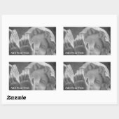 Sticker Rectangulaire Angel par Shirley Taylor (Feuille)