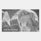 Sticker Rectangulaire Angel par Shirley Taylor (Devant)