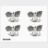 Sticker Rectangulaire Angel Uriel (Feuille)
