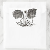 Sticker Rectangulaire Angel Uriel (Sac)