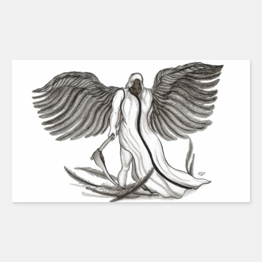 Sticker Rectangulaire Angel Uriel (Devant)