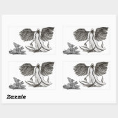 Sticker Rectangulaire Angel Uriel (Feuille)